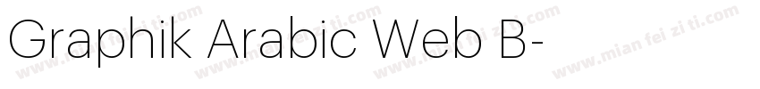 Graphik Arabic Web B字体转换